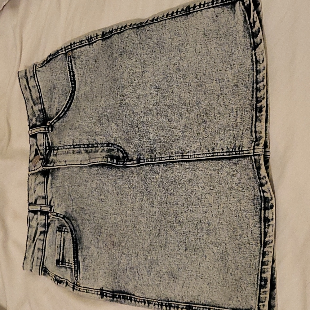 Zara jean skirt (mini)